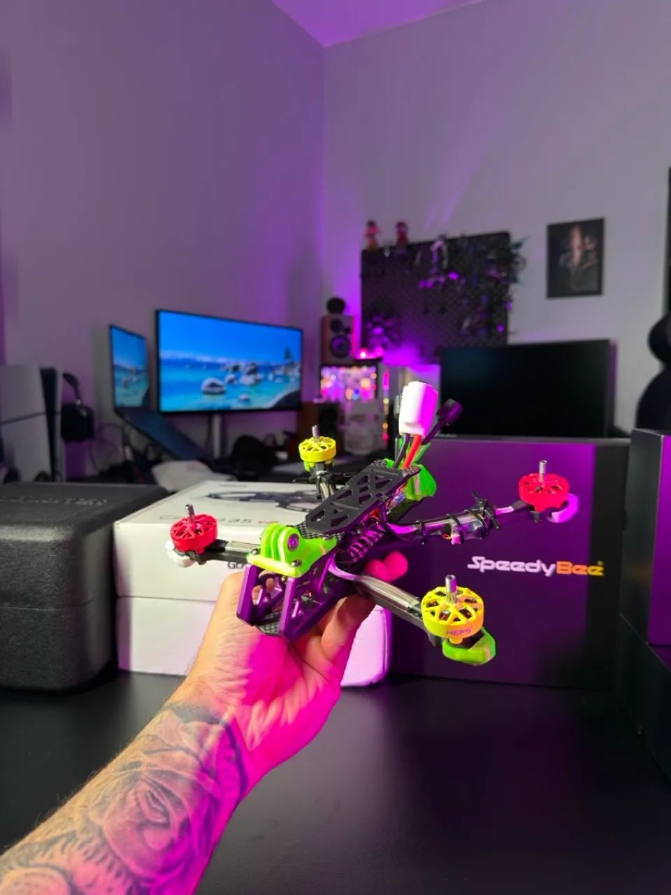 DRONE FPV AXISFLYING MANTA 5