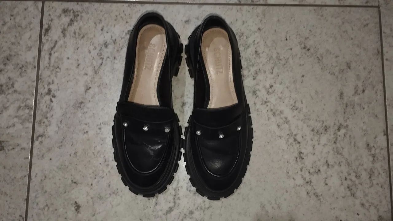 Mocassim preto usado - Foto 2