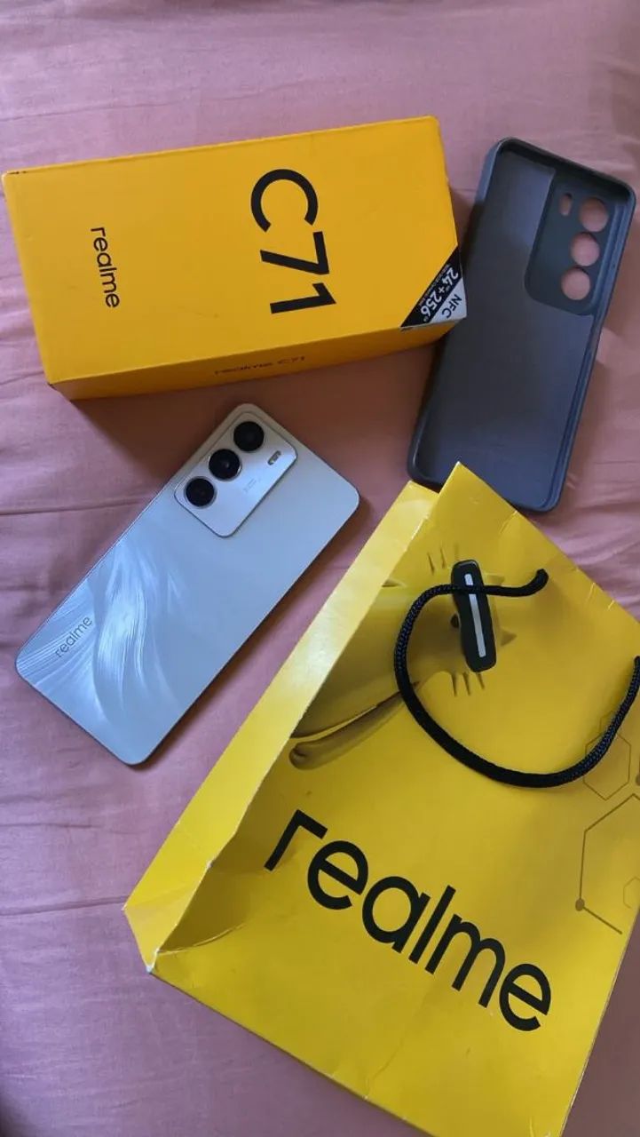 Realme c71 novo 128 gigas com NFC