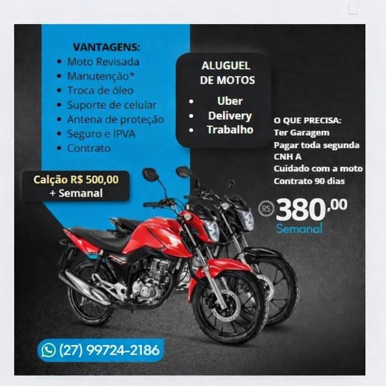 Aluguel de motos