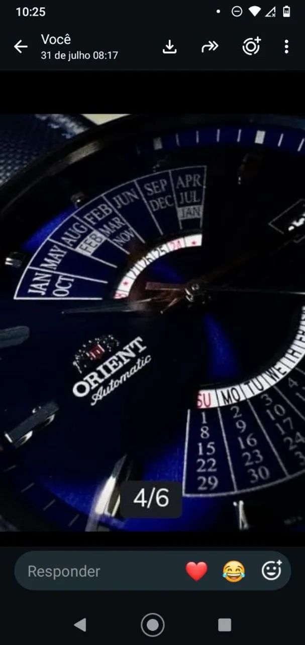 Relógio orient calendário perpétuo  - Foto 4