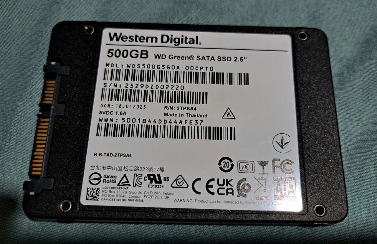 Ssd 500Gb Western Digital Sata 2.5 - Foto 2