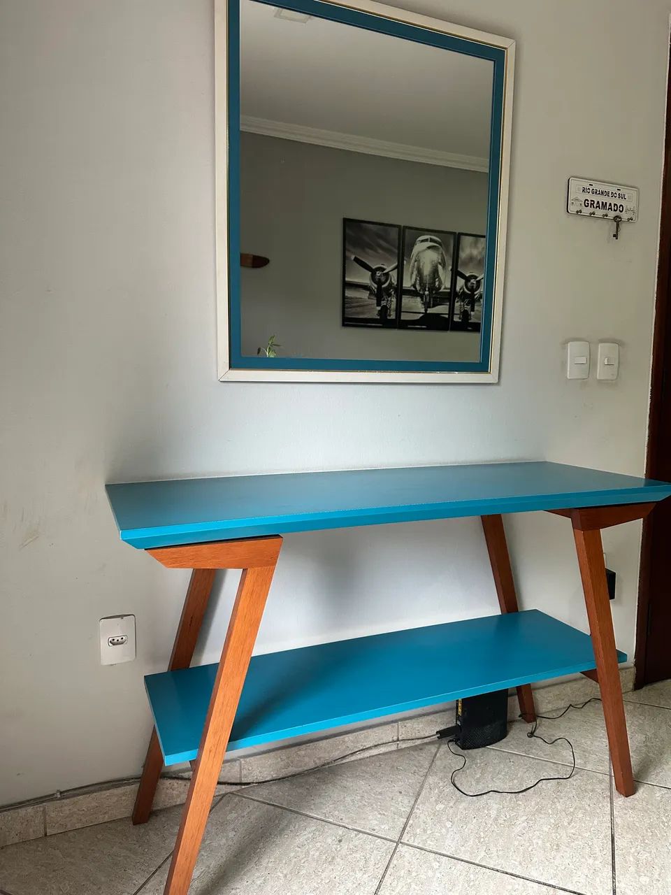 Escrivaninha Retrô + Espelho  - Foto 3