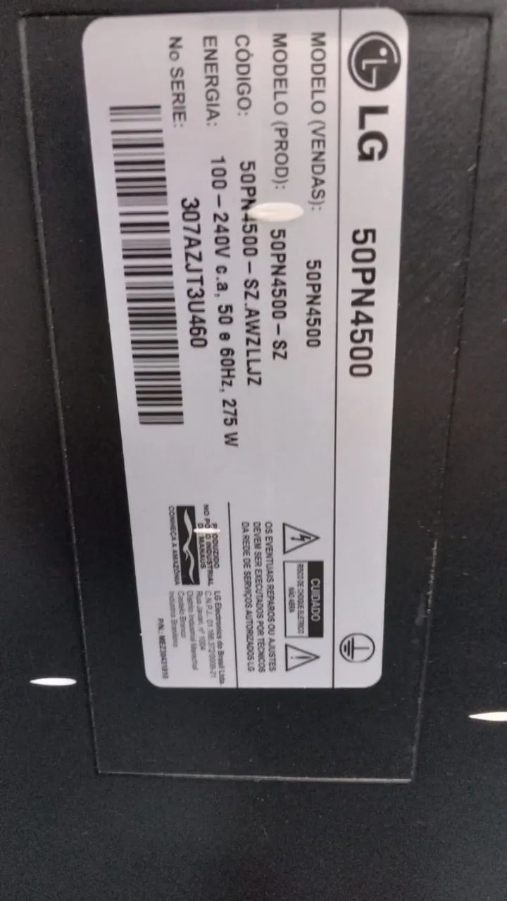 Tv LG plasma 50polegadas para retirada de peças (leia o Anuncio) - Foto 2
