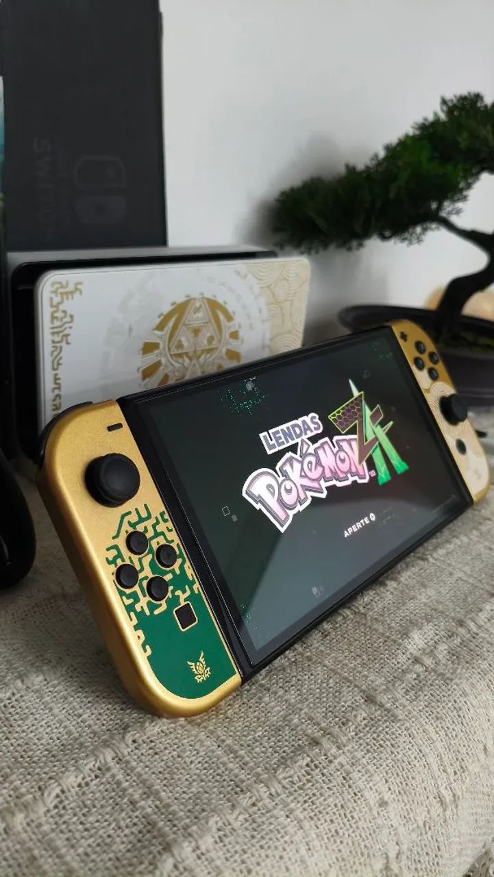 Nintendo Switch OLED versão Zelda Desbloqueado  - Foto 2