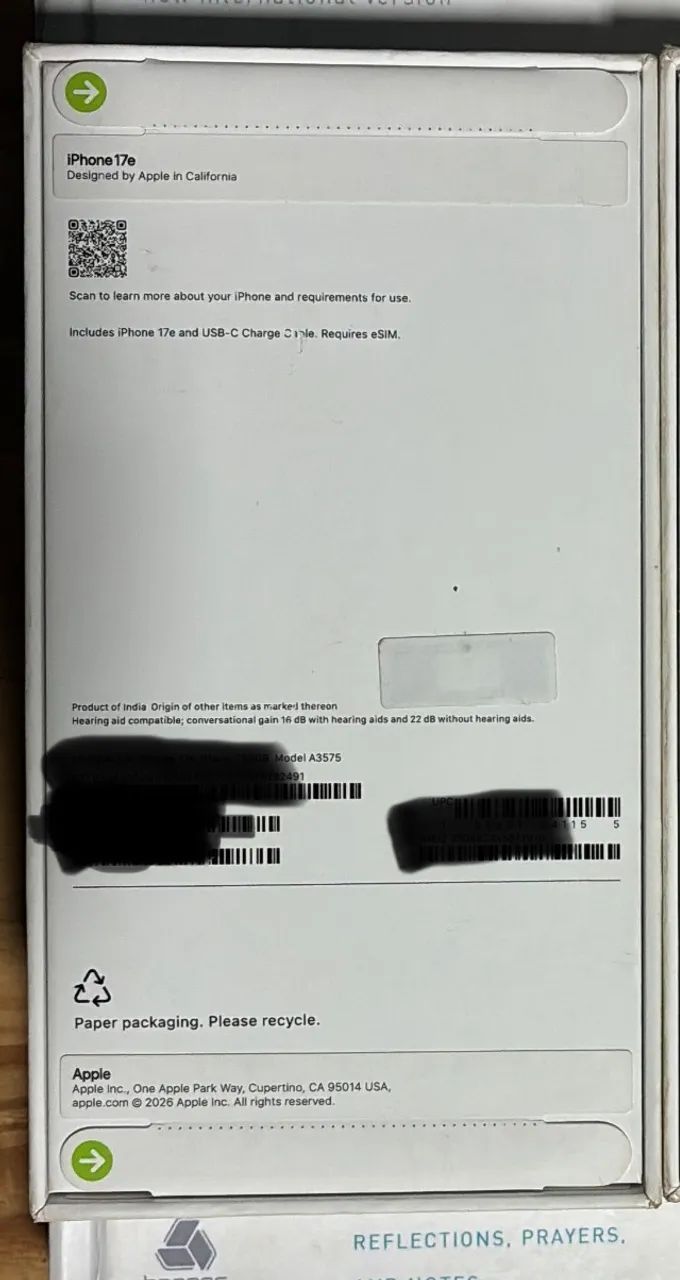iPhone 17E 256GB - Novo e Lacrado  - Foto 2