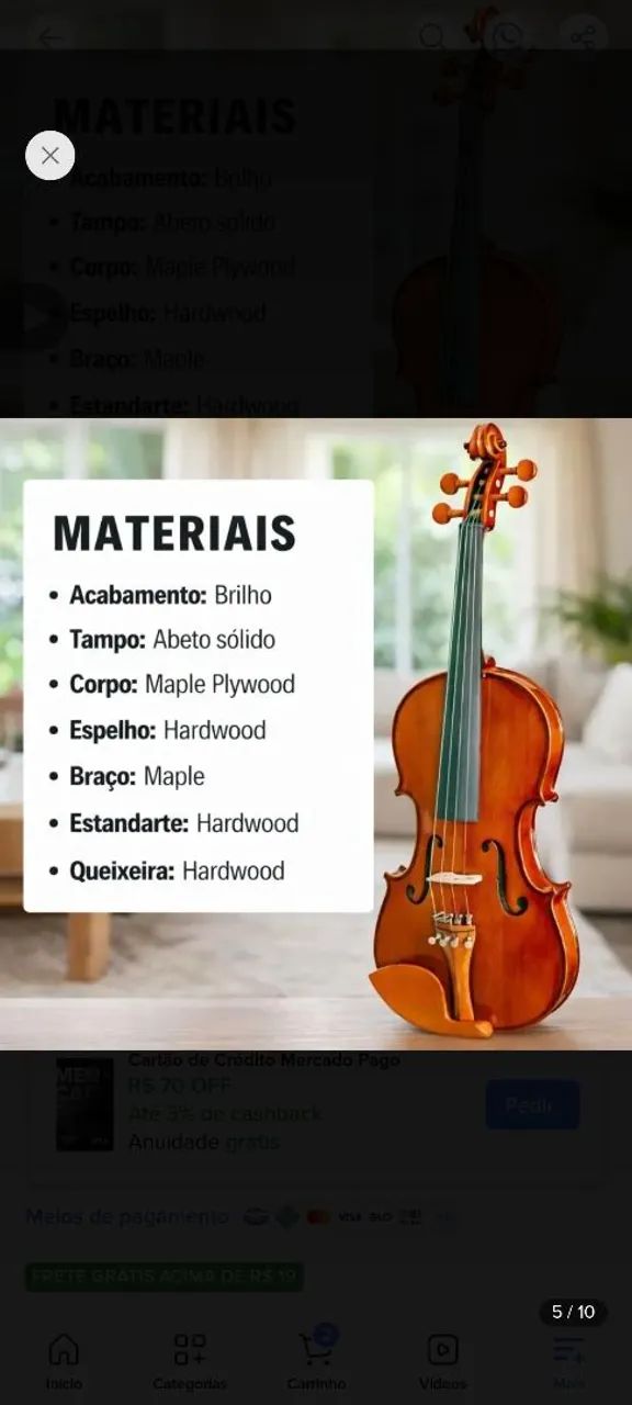 Violino Eagle Novo - Foto 2