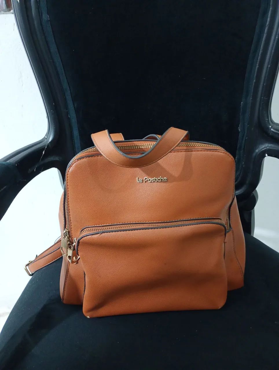 Mochila bolsa lê postiche 