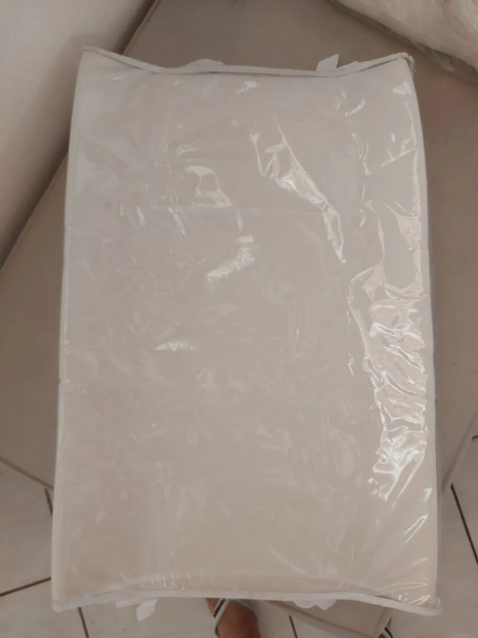 Trocador Bebê estilo americano Branco com plástico