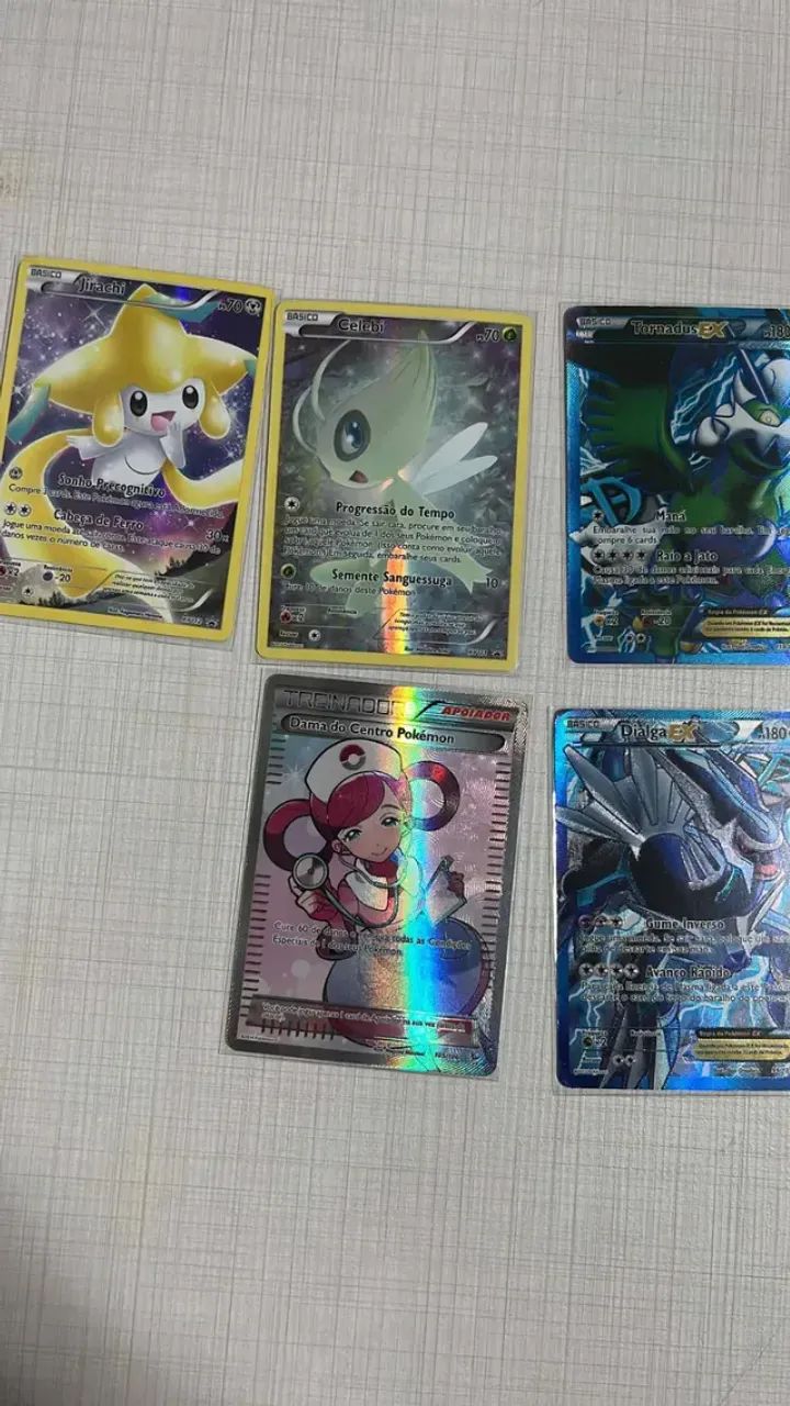 COLEÇÃO CARTAS POKEMON RARA