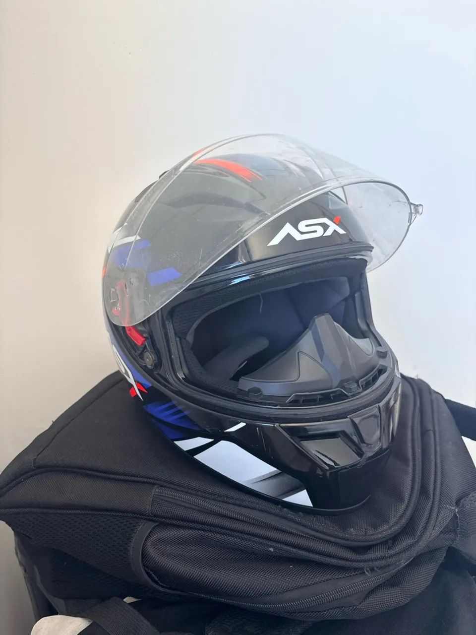Capacete de moto da marca ASX - Foto 3