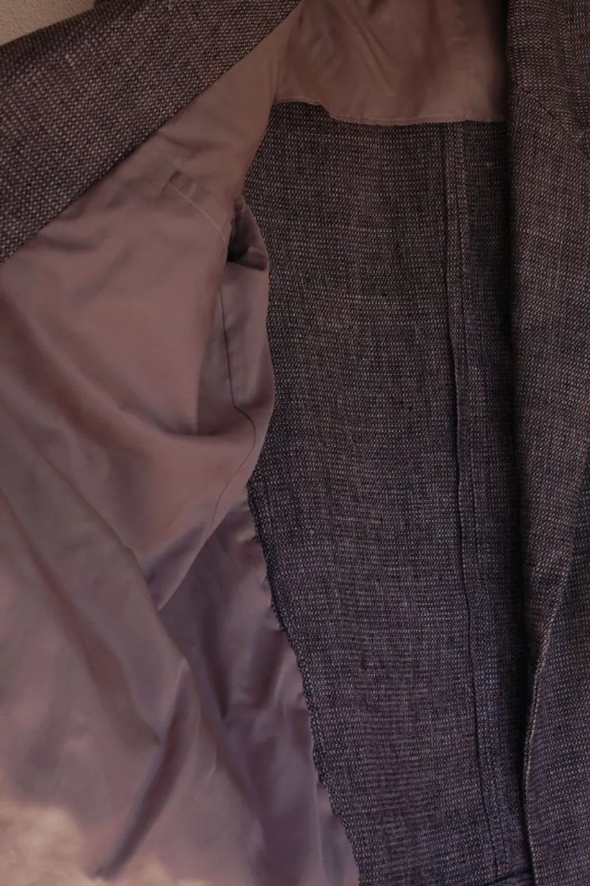 blazer de linho puro grosso - Foto 4