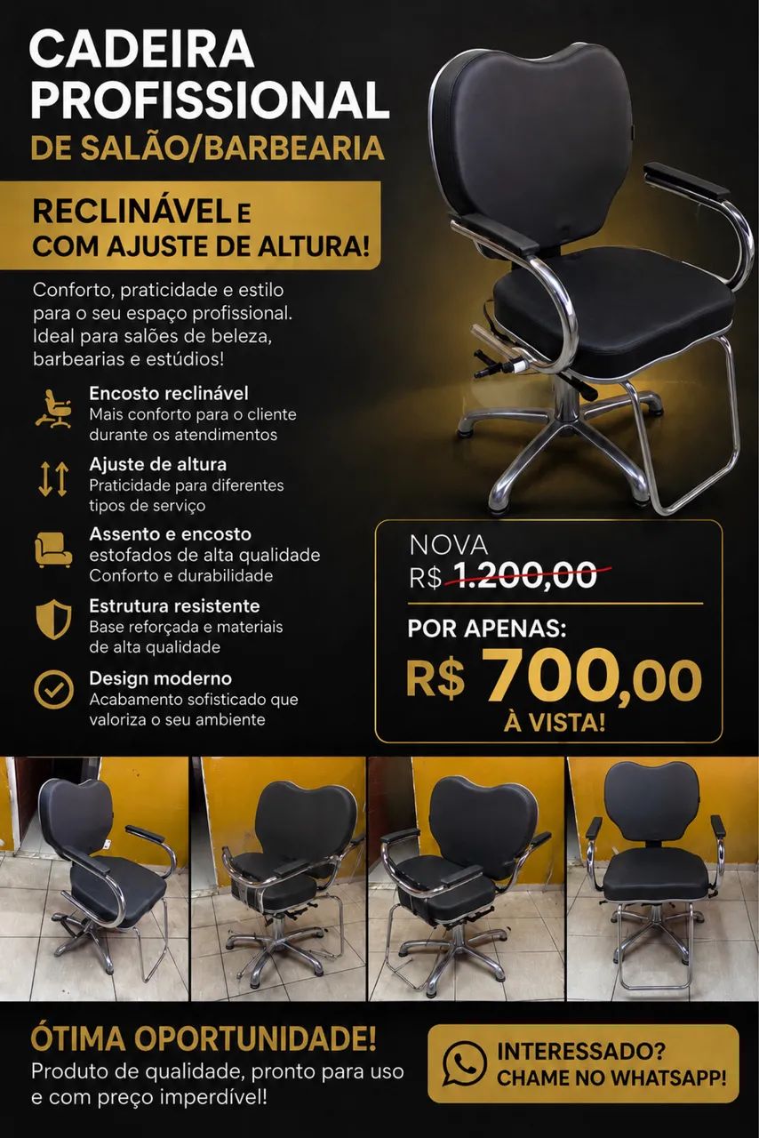 Móveis para salão ou barbearia 