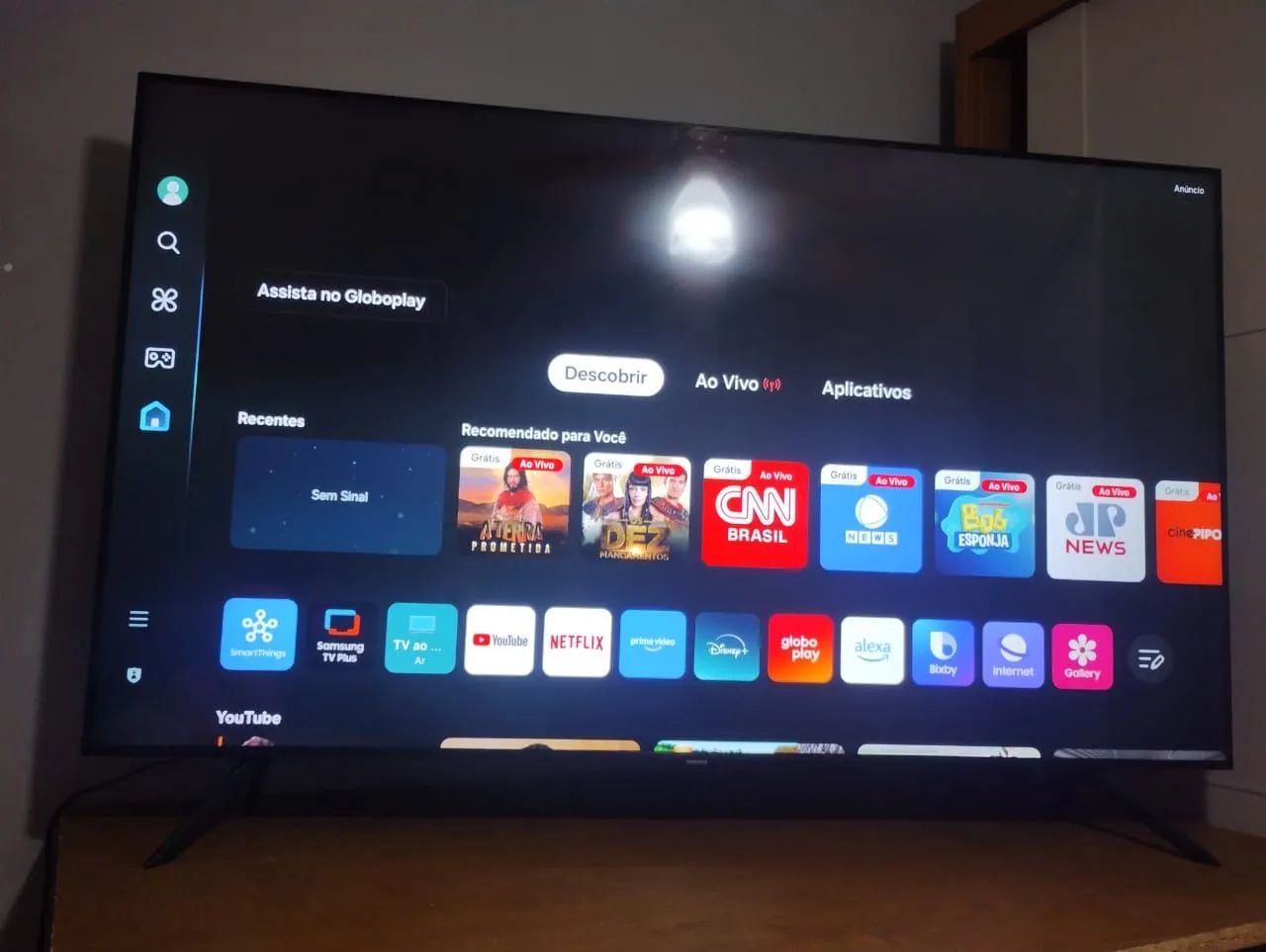 Vendo TV Samsung 65 polegadas 4k 3000