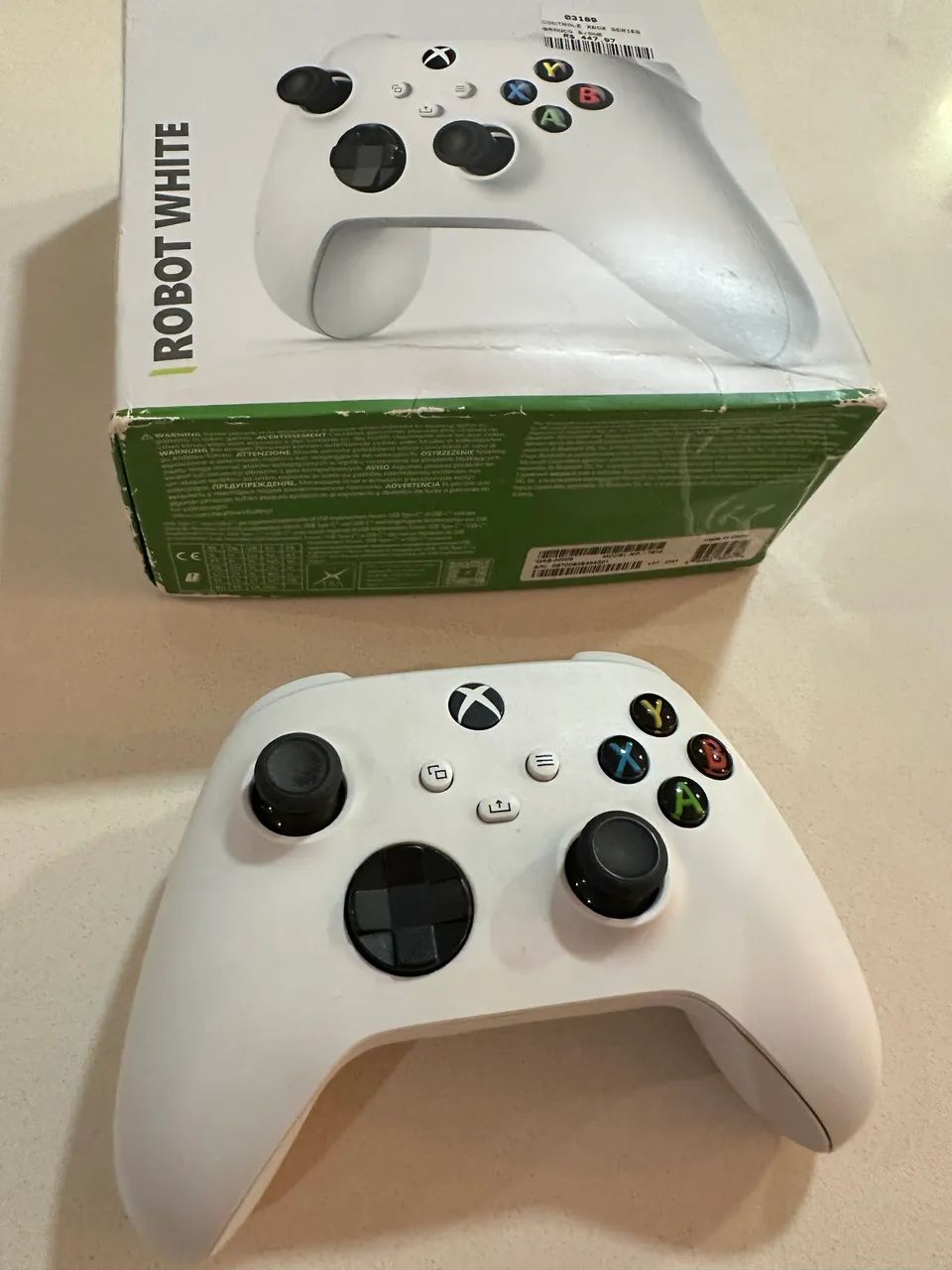 Controle Xbox Original Branco  - Foto 3