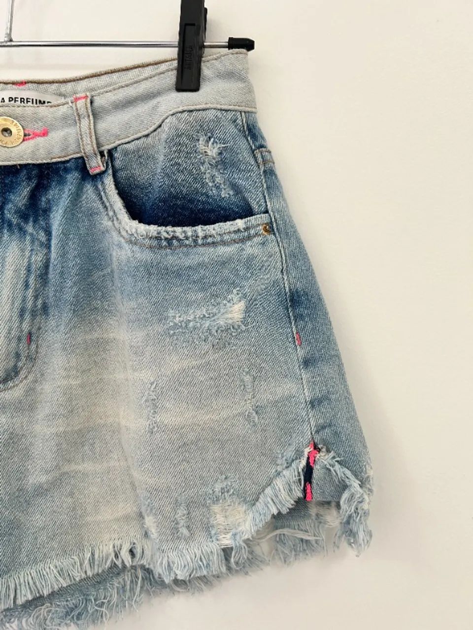 Shorts jeans Lança Perfume - Foto 2