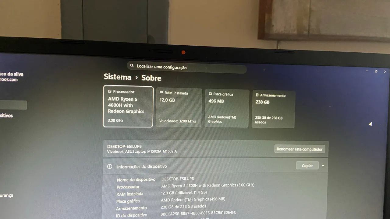 Notebook Asus vivobook 15 - Foto 5