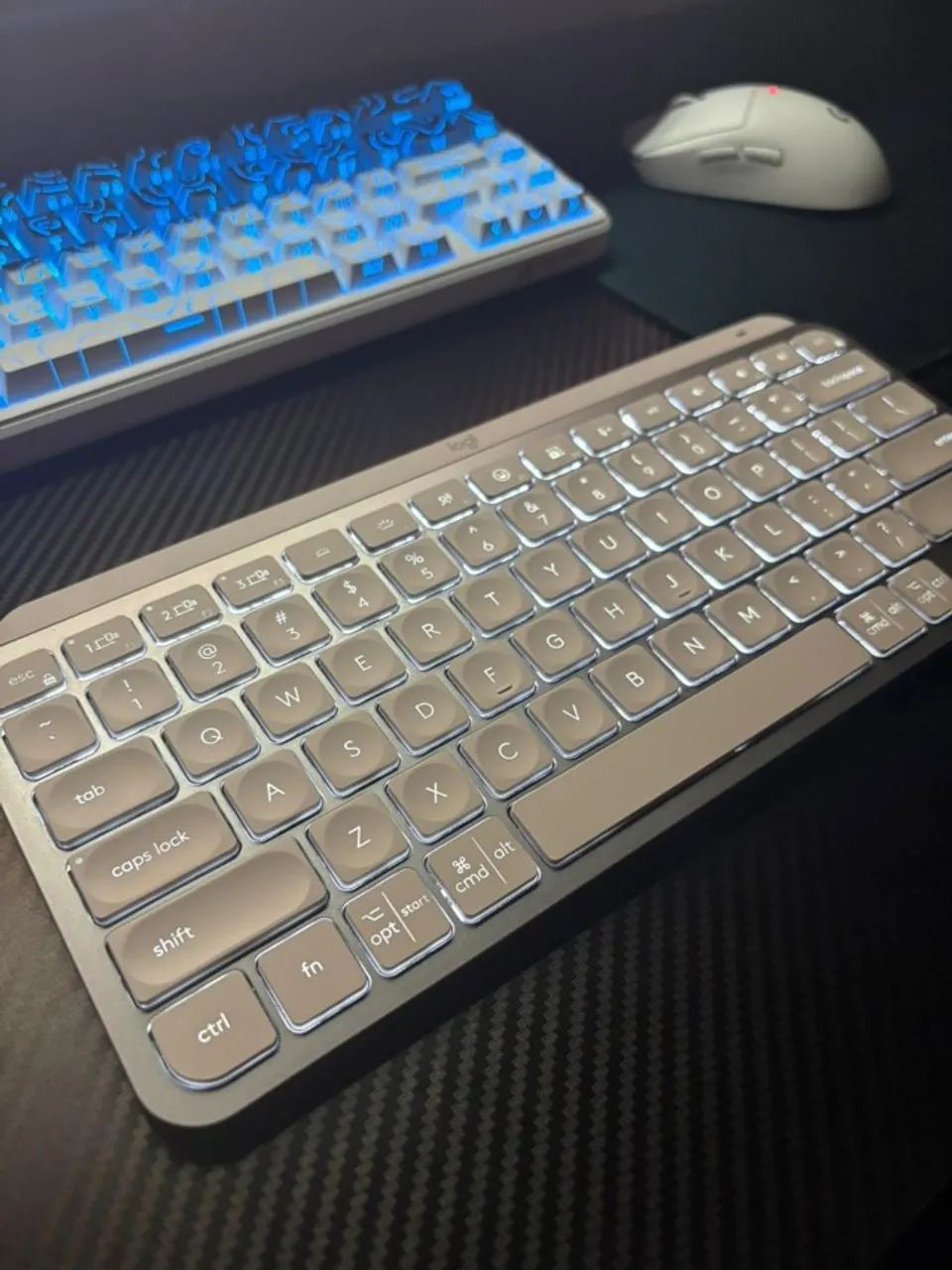TECLADO LOGITECH MX KEYS MINI NOVO BRANCO 431117092175237120