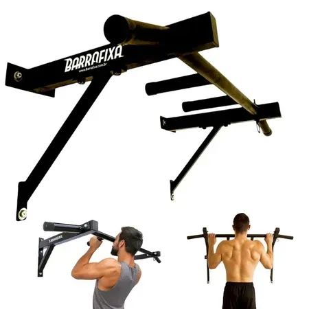 Barra Fixa de Parede - Suporta até 250 kg - Foto 5