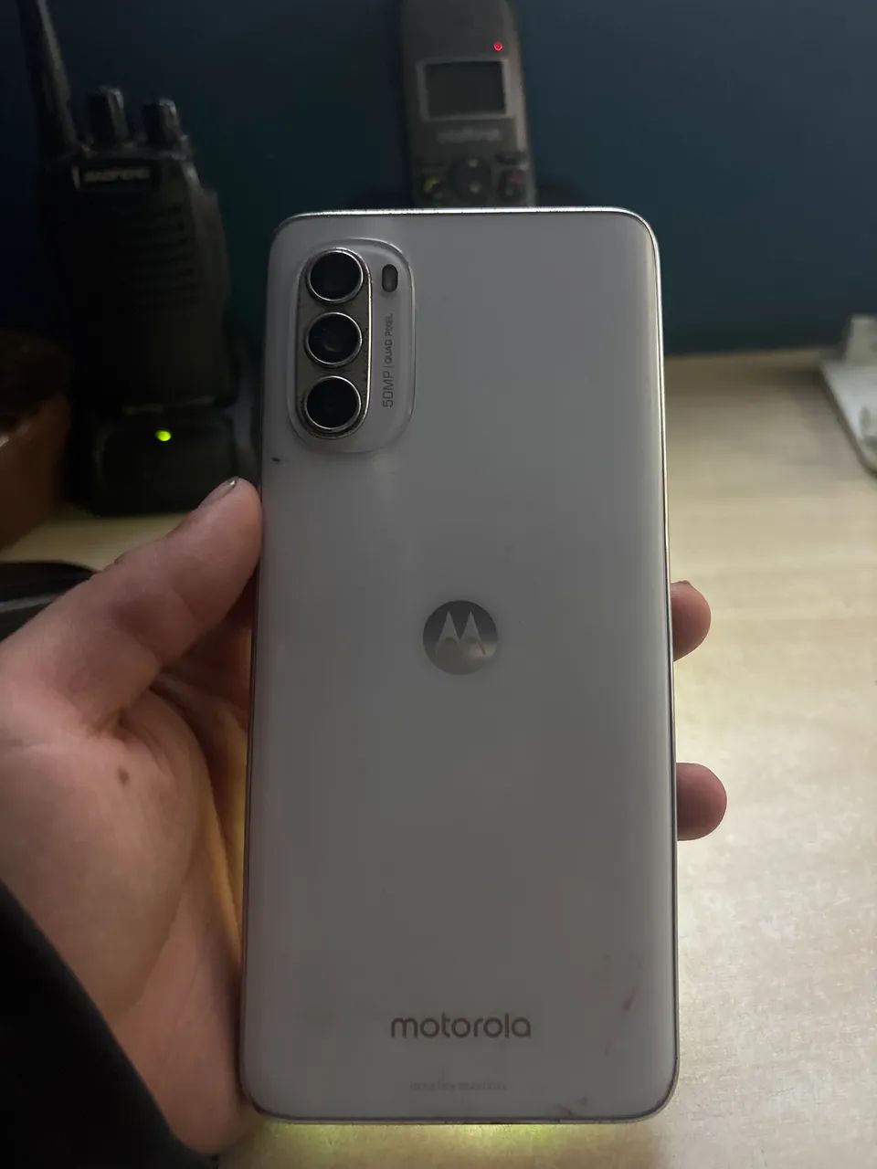 Moto g52 com listras