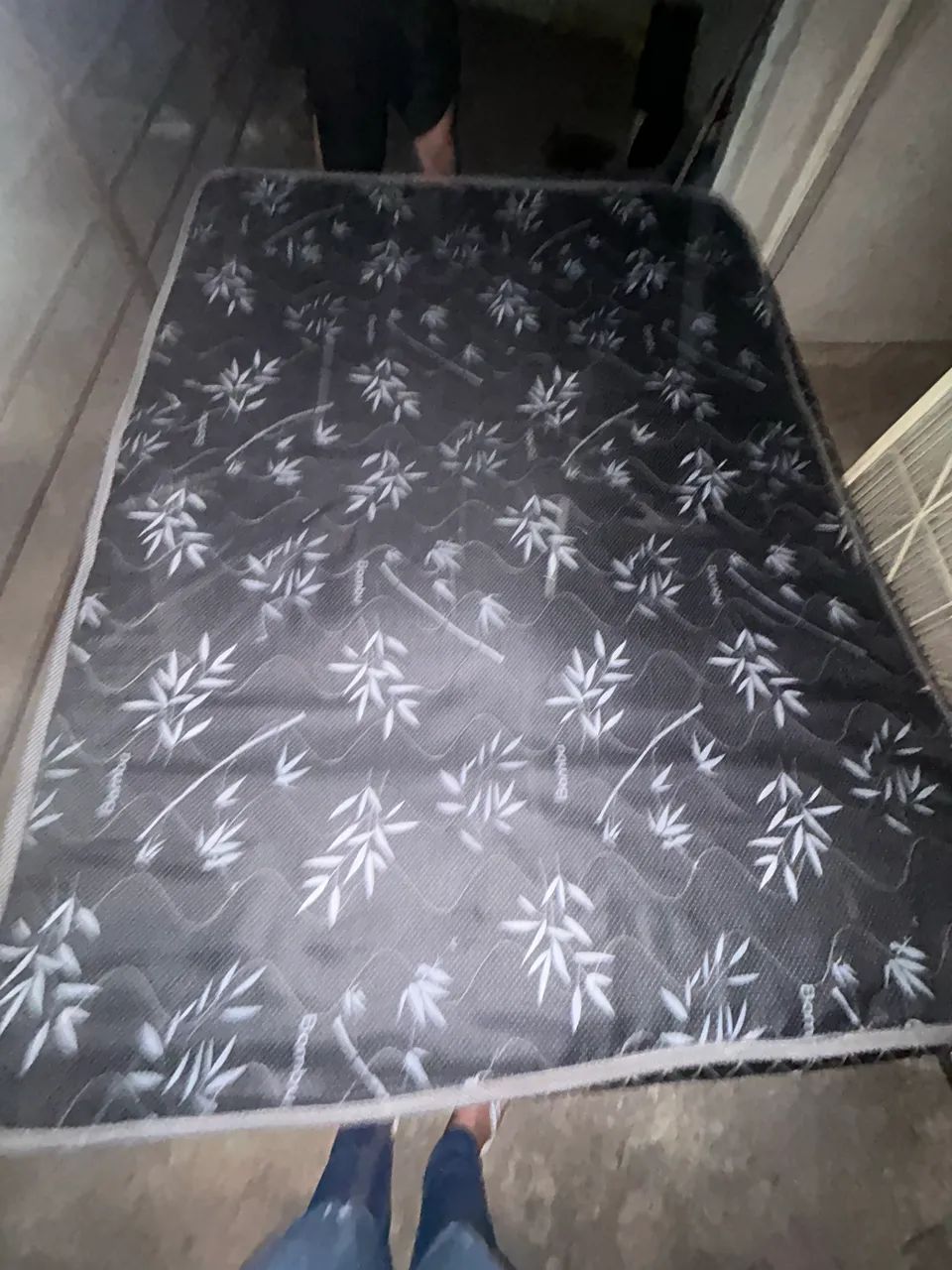 Cama box de casal sem colchão somente a base  - Foto 4