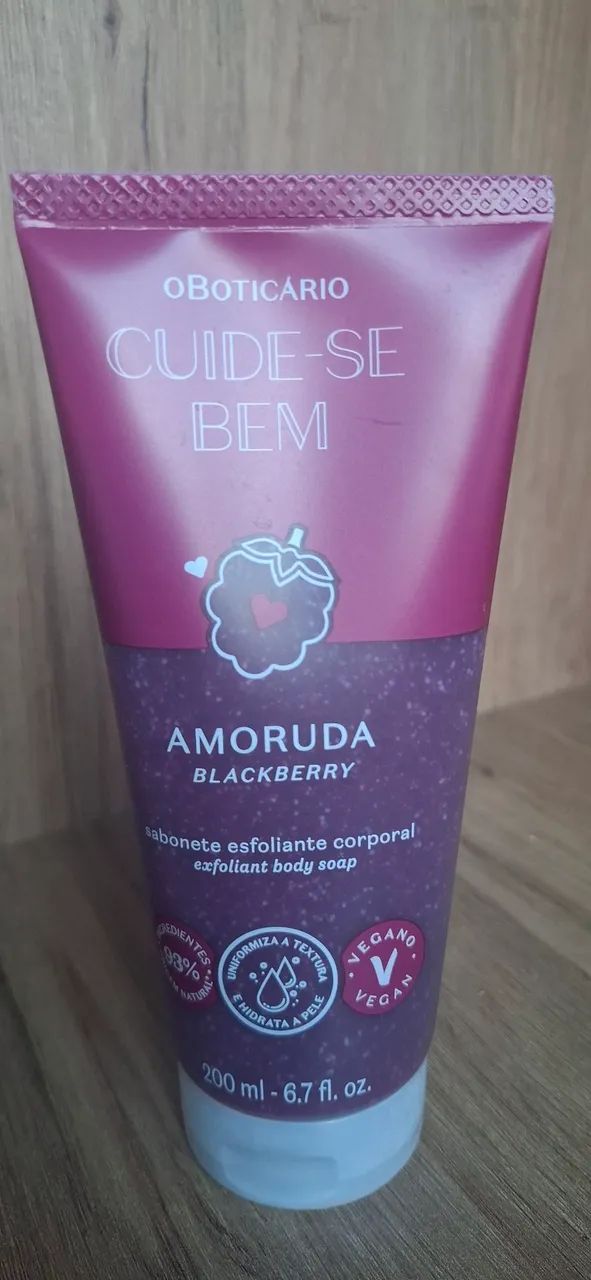 Sabonete esfoliante amoruda blackberry - Foto 3