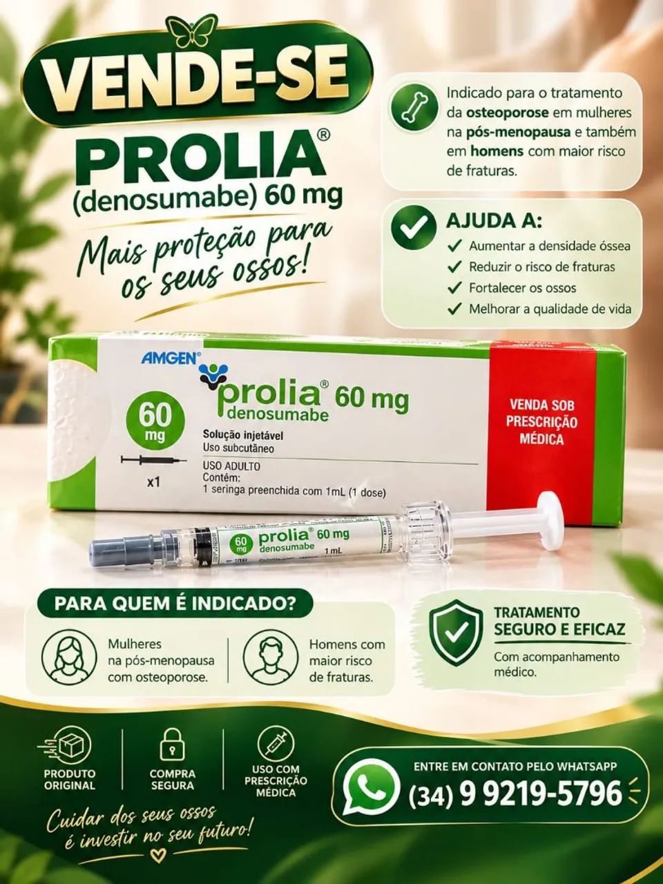 Injeção Prolia 60 - Foto 2