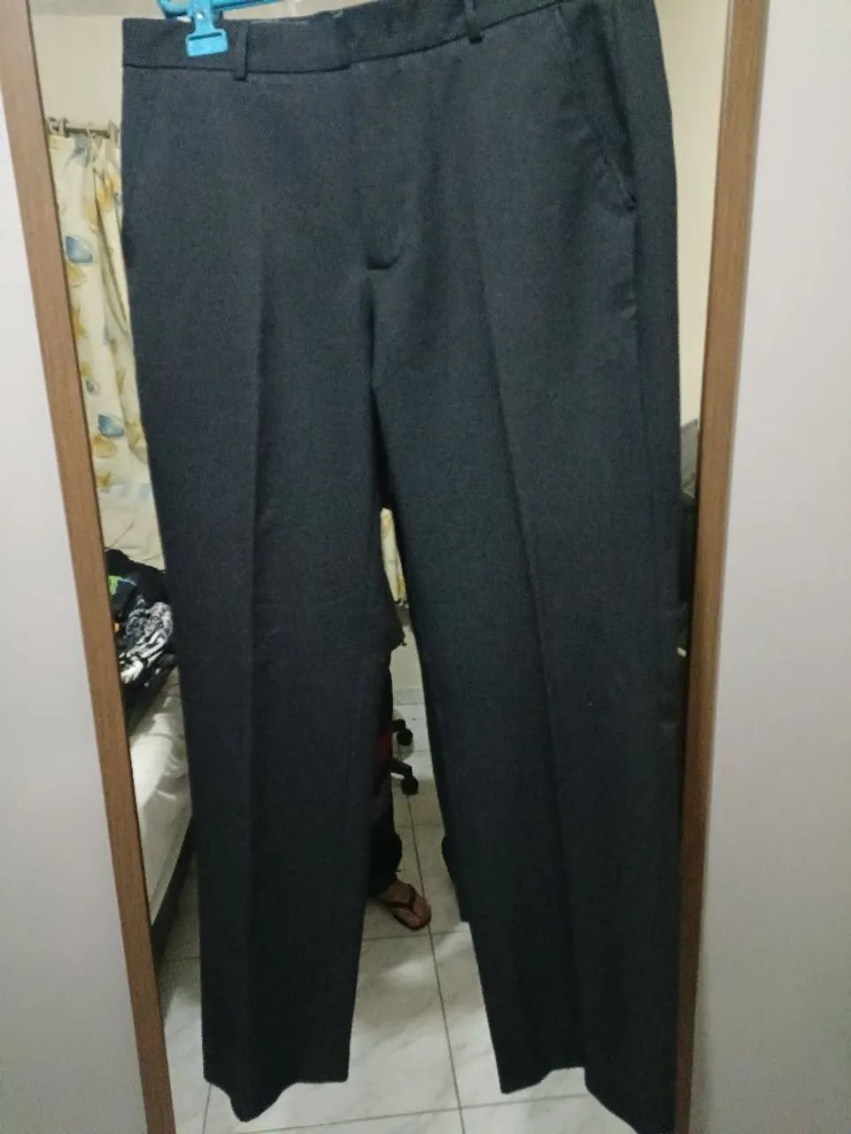 Calça Alfaiataria Di'Rhawel 44 risca de giz discreta