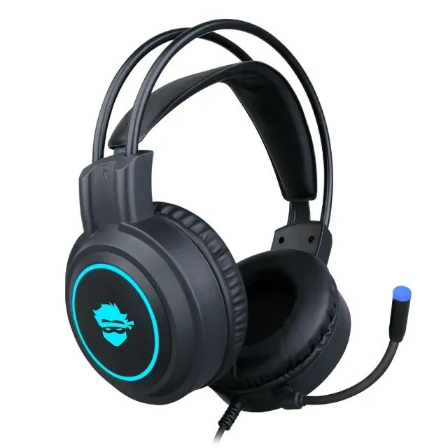 Headset Gamer Ninja Shadow, 3.5mm + USB, PC - Foto 3