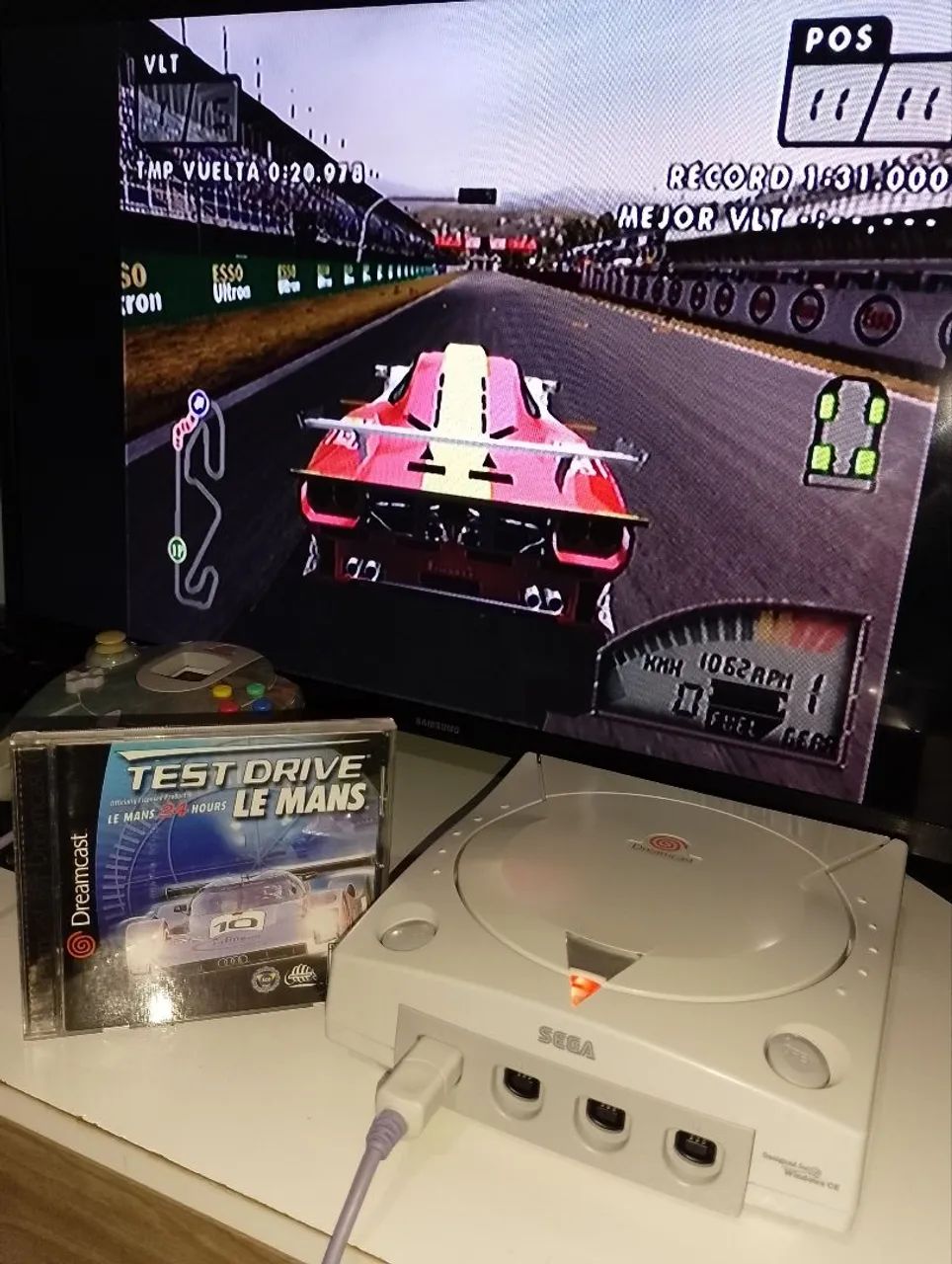 Test Drive Le Mans original de Dreamcast  - Foto 5