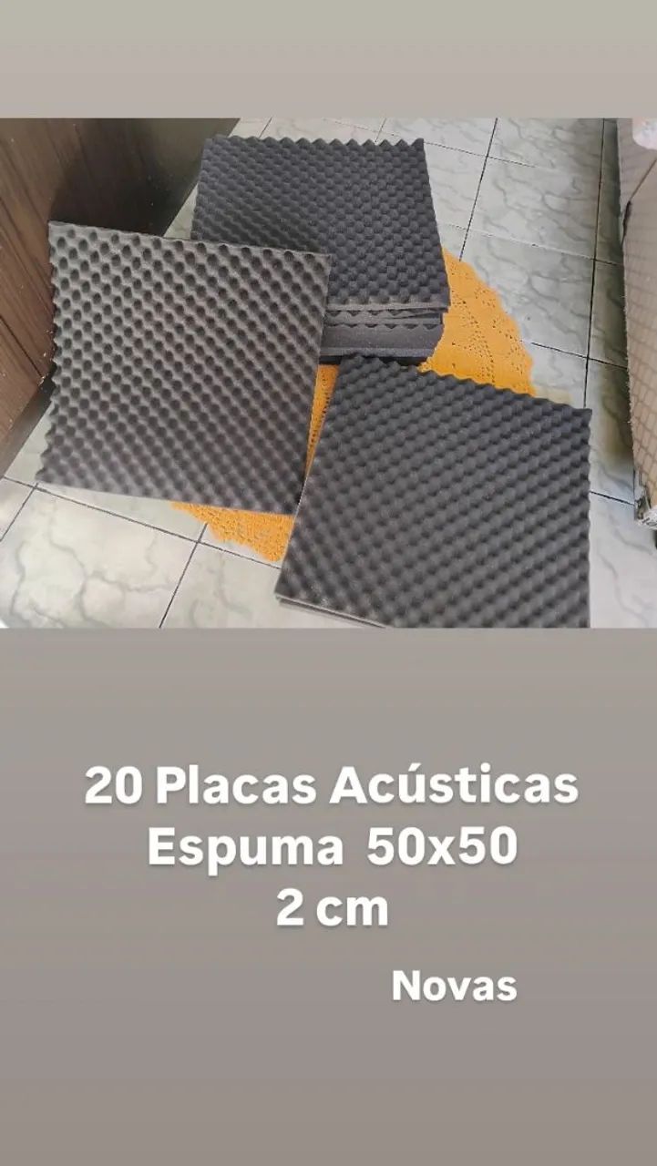 Placas Acústicas Novas 