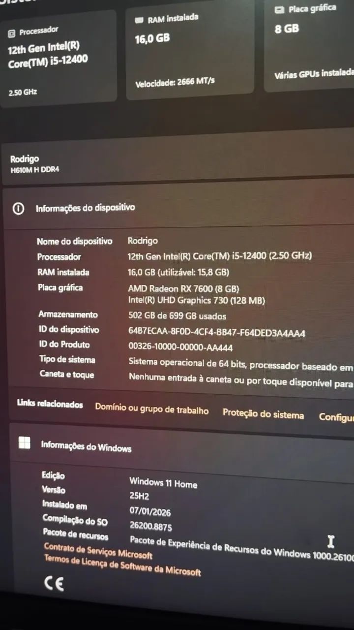 rx 7600 8gb - Foto 4