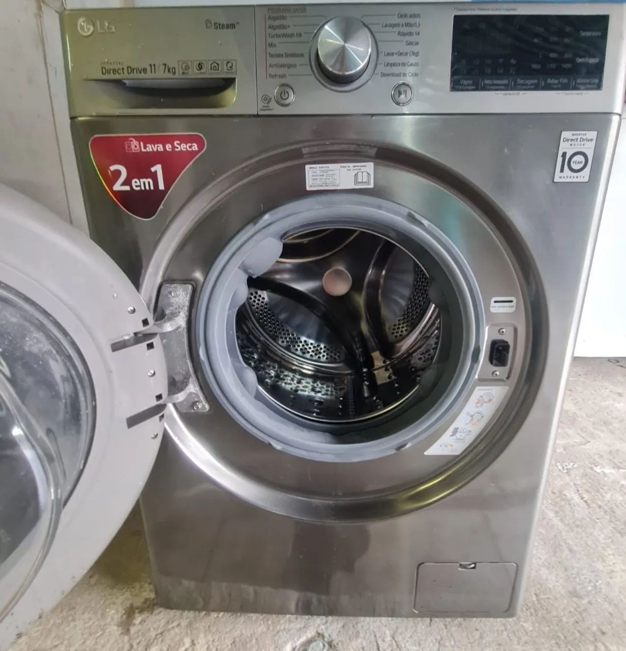 Lava e Seca LG VC4 11kg - Com Wi-Fi  - Foto 3