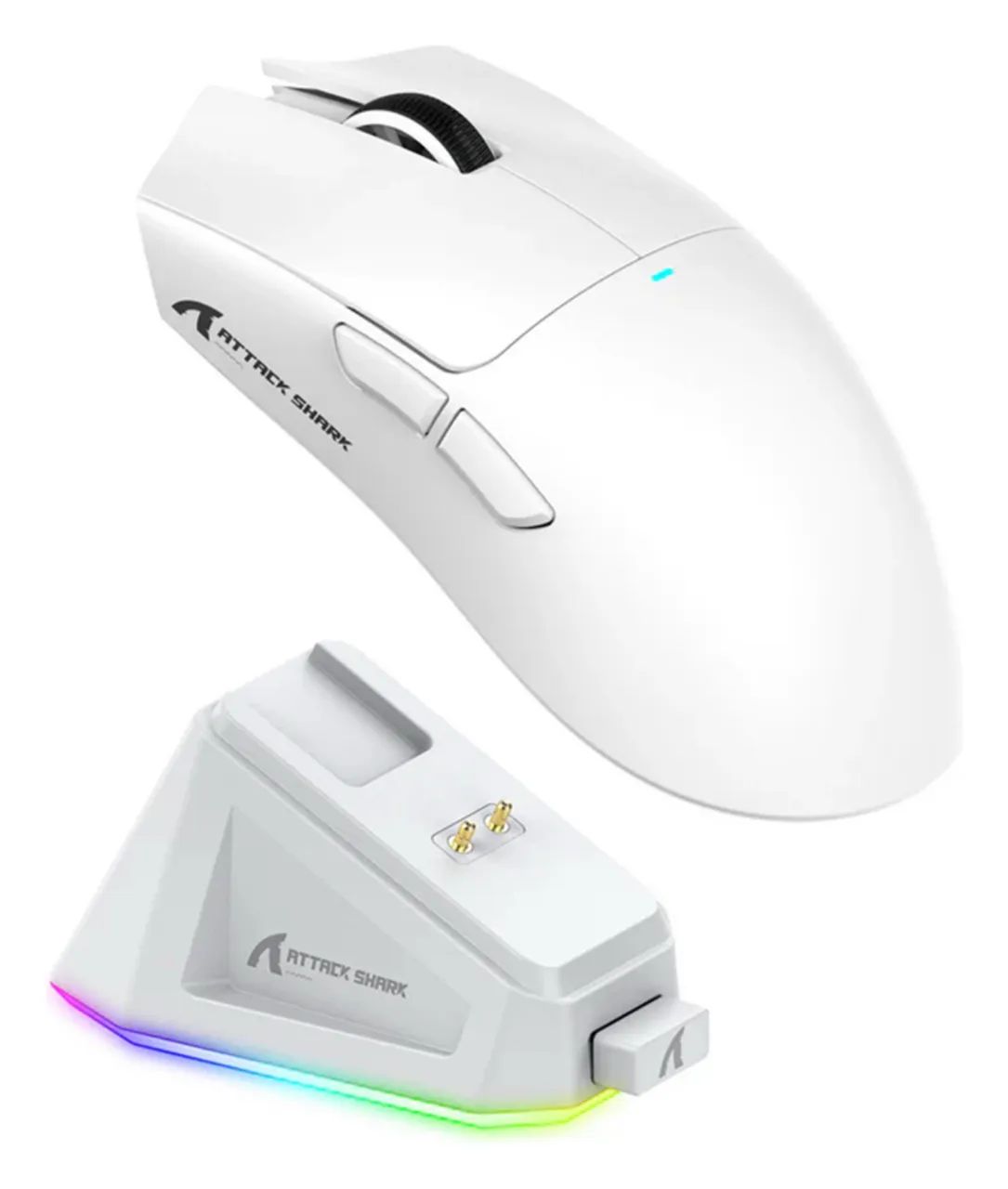 Mouse Attack Shark X11 sem fio (BRANCO). @importech_084 - Foto 2