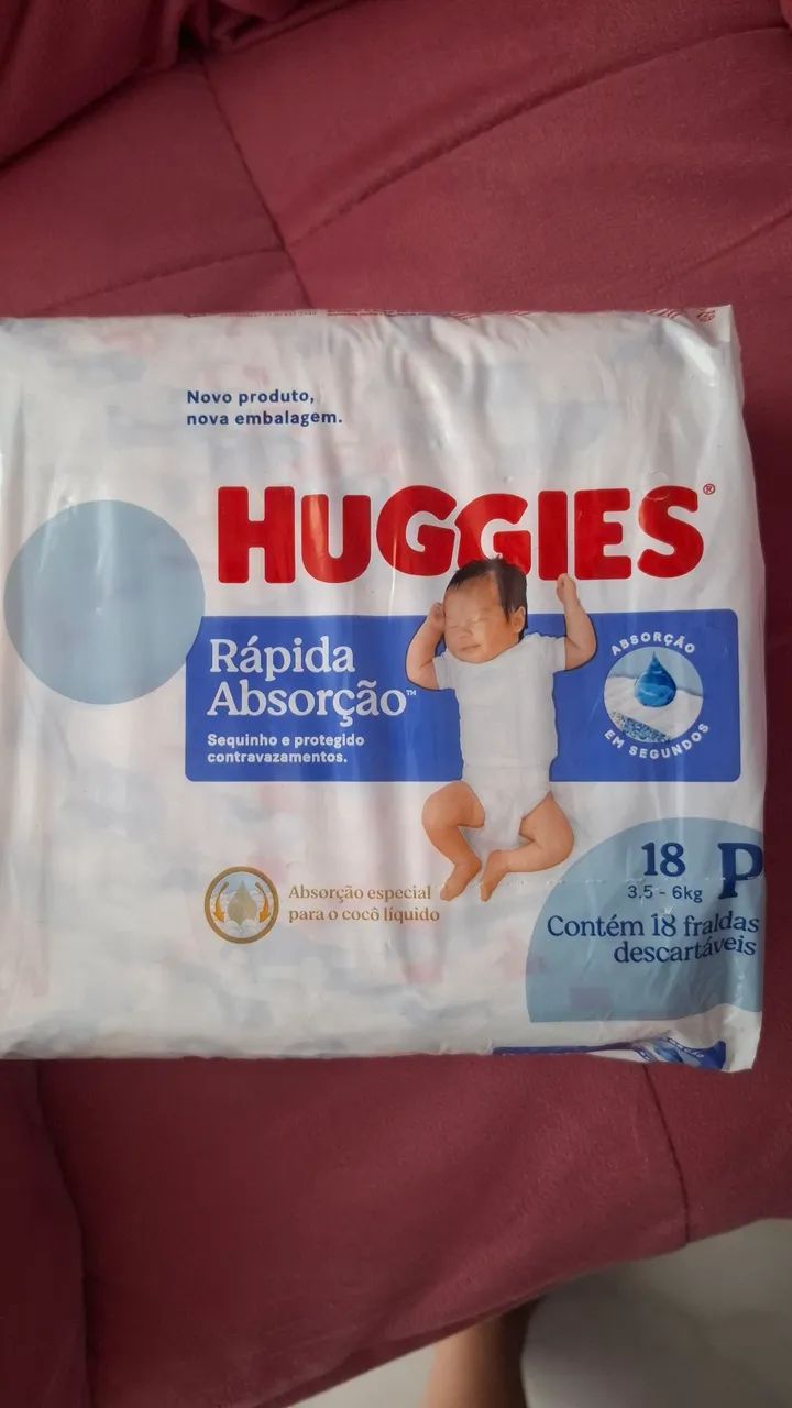 Fralda Huggies P