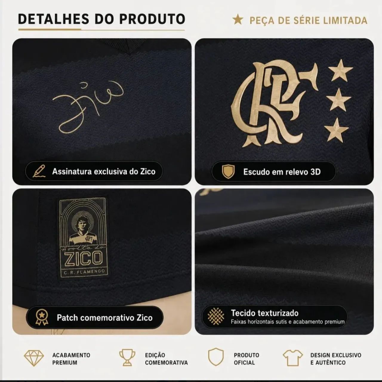 CAMISA FLAMENGO M - Foto 3