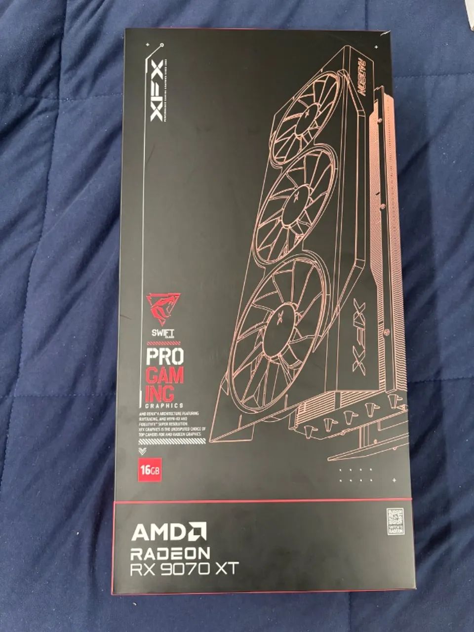 Placa de vídeo XFX 9070xt 16gb Nova