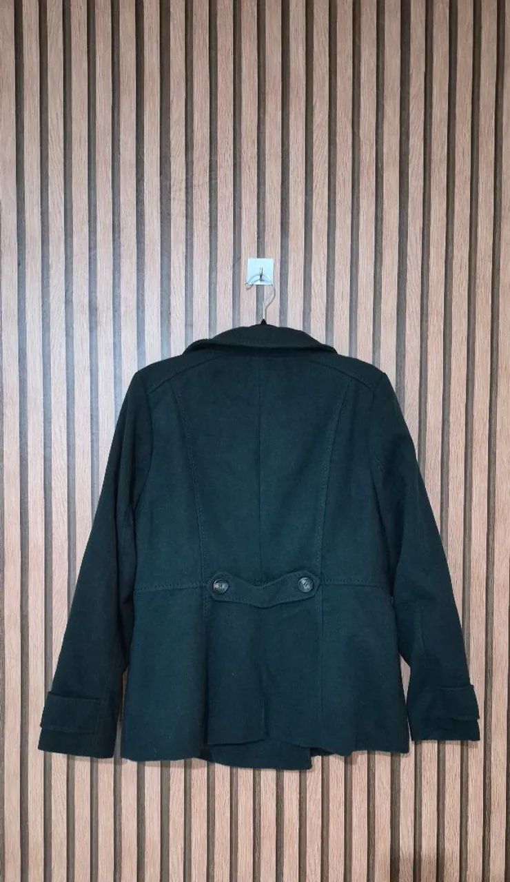Sobretudo Feminino H&M Verde G - Foto 4