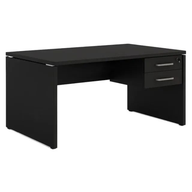 Mesa Preta com 2 Gavetas