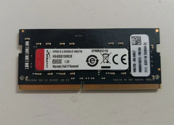 Memória DDR4 8G Notebook