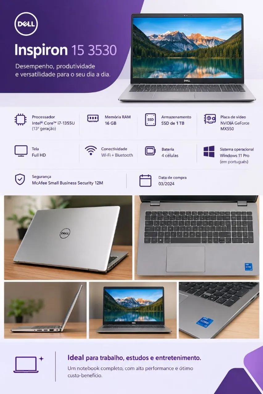 Notebook Dell Inspiron - Foto 2