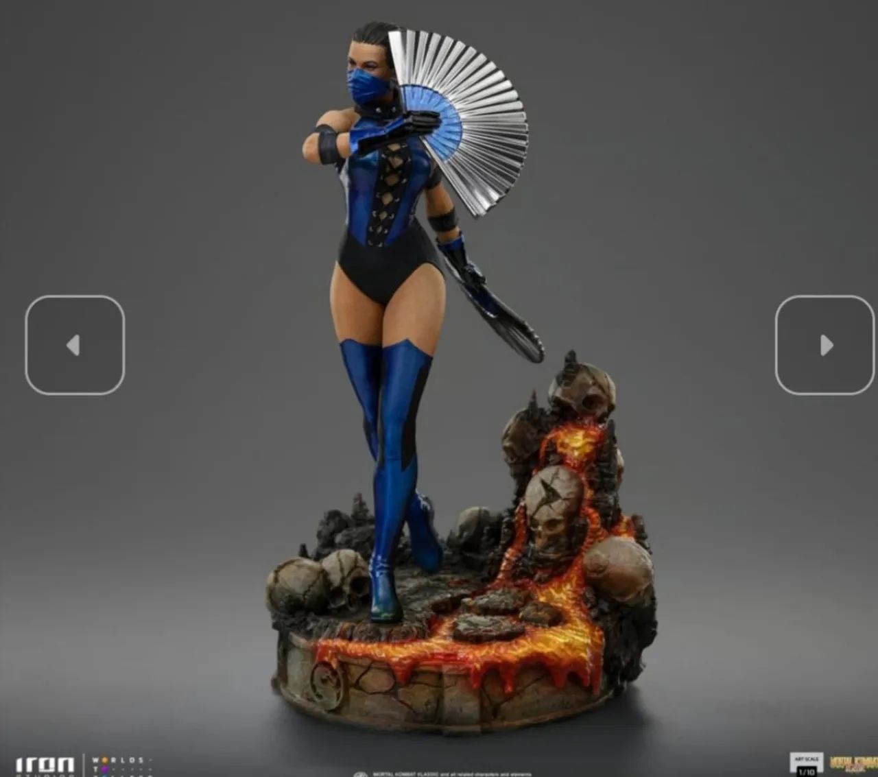 Kitana Mortal Kombat Iron Studios - Foto 4