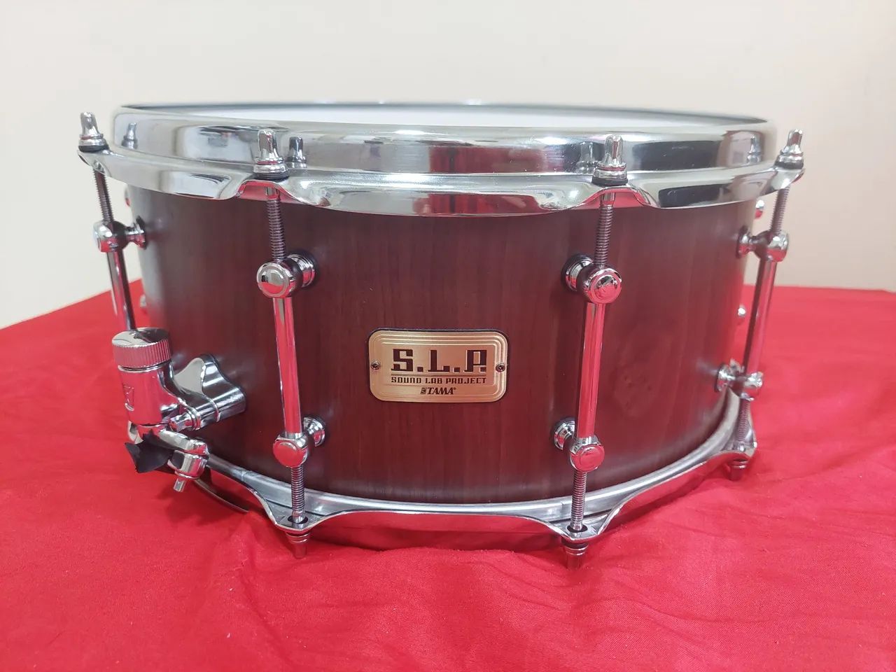 Caixa Tama SLP 14 x 6,5 em Walnut Black - Raríssima 