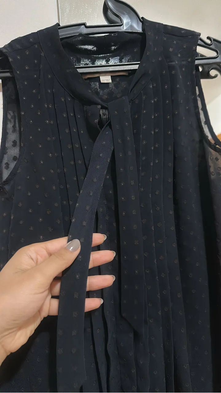 Blusa com transparência 