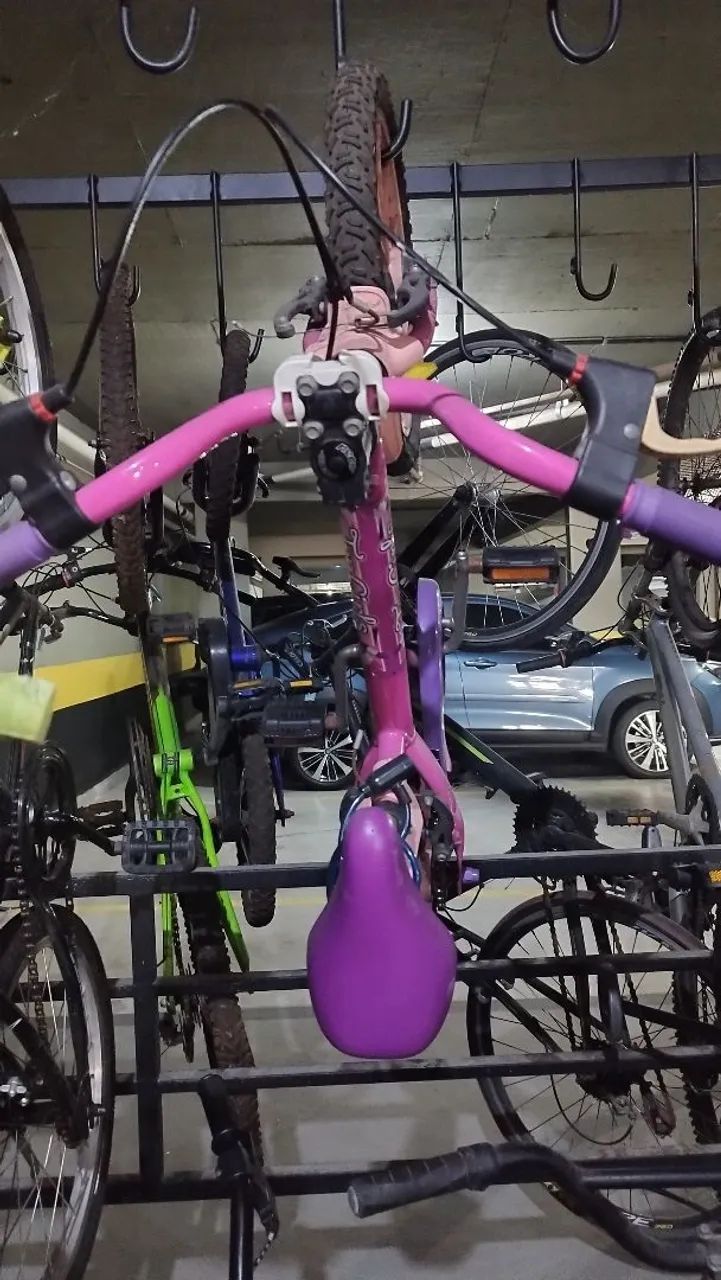 Bicicleta Aro 14 rosa (Nathor)