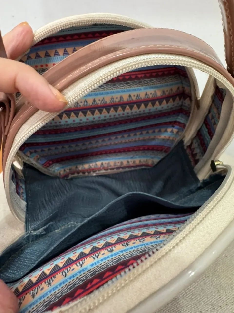 Bolsa Bege Simples  - Foto 2