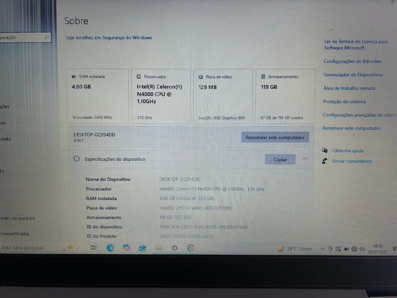 Notebook Ideapad à venda (LEIA A DESCRIÇÃO) - Foto 3