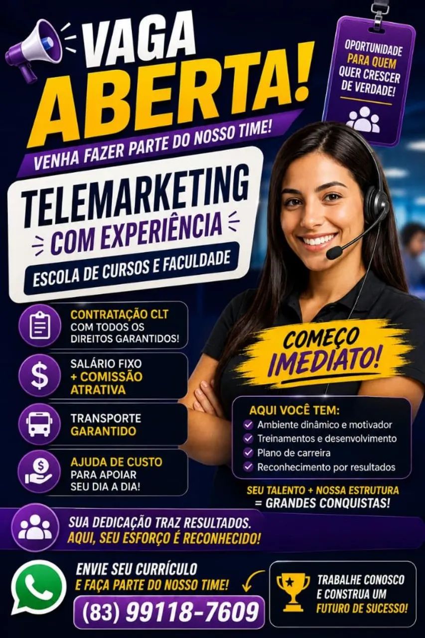 ? VAGAS DE EMPREGO ? OPORTUNIDADE - Foto 2