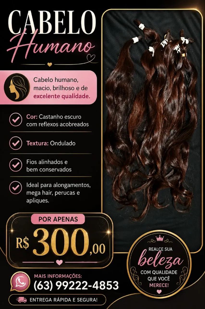 Vende-se cabelo humano 