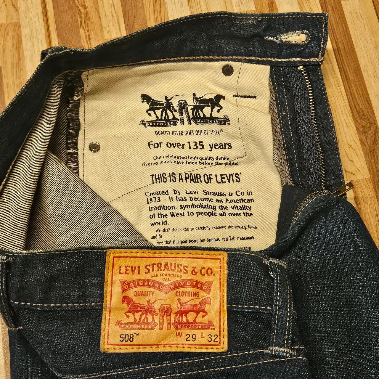 Calça Jeans LEVIS 508 tam 38 Original  - Foto 5